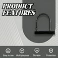 thumbnail image 4 of MELIVO Bike Lock,6.5"*4.7" U Lock,U Bicycle Lock For Scooter,Black, 4 of 7
