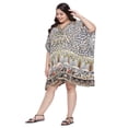 thumbnail image 3 of Oussum Robe Tunique pour Femmes, Manches Courtes 3/4, Caftan pour Dames, Robes Décontractées, 3 of 7