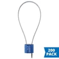 thumbnail image 2 of Steel Security Cable Seals, ISO 17712 and C-PAT Certified, Pull-Tite with Aluminum Lock Body, Numbered, 200 PCS, 2 of 4