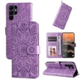 thumbnail image 1 of Funda tipo cartera GANGXUN para Samsung Galaxy S23 Ultra , diseño girasol, cuero PU, soporte, cierre magnético, tarjetero, 1 of 5