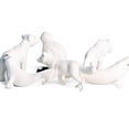 thumbnail image 3 of Qiysamall All White Arctic Figurines Toys Bear Educational Preschool for Kids 6pcs, 3 of 10
