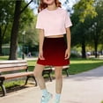 thumbnail image 2 of EnJoCho Girls Tennis Skirt Shorts High Waisted Athletic Skorts Workout Go𝗅f Running School Skirt Girls Floral Dress Easter Floral Print Dress, 2 of 6