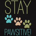 thumbnail image 3 of CafePress - Stay Pawsitive Women's Dark T Shirt - Women's Traditional Fit Dark T-Shirt, 3 of 4