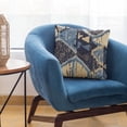thumbnail image 6 of Plutus Brands Blue Plutus Hidden Seas Abstract Luxury Throw Pillow 26 in x 26in, Double Sided 26" x 26", 6 of 9