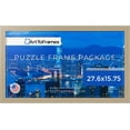 thumbnail image 3 of ArtToFrames 27.6x15.75 Inch - 70x40 CM Brown Puzzle Frame for 100 piece Puzzles.1.25 Inch Custom MDF Puzzle Frames, Natural Oak - Comes with Economy Acrylic, 3 of 6