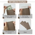 thumbnail image 5 of Mr. Pen- Money Envelopes for Cash, 100 Pack, 6.5" x 3.5", 5 Colors(Muted Luxe), Cash Envelopes for Money, 5 of 8