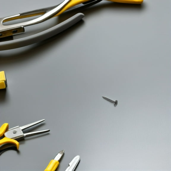 Luxshiny 200Pcs Upholstery Nails Black Metal Round Head Tacks for Decorative Projects