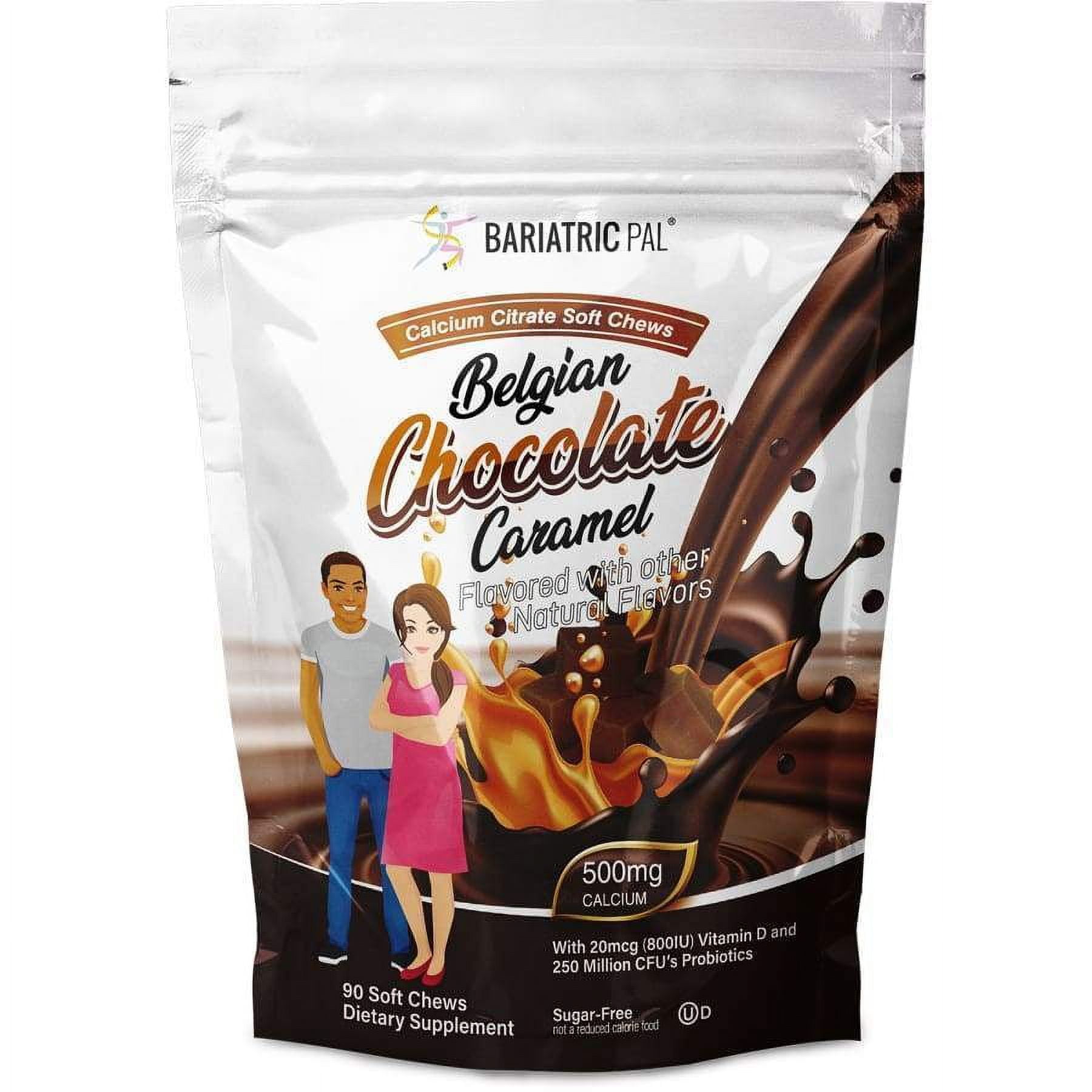 Duodenal Switch Vitamin Pack - Chewables Size: 3-Month Supply, BariatricPal Multivitamin ONE: Mixed Berry Chewable - Iron Free, BariatricPal Calcium Citrate Soft Chews: Belgian Chocolate Caramel