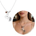 thumbnail image 2 of Elegant Chain Necklace Showcasing Horse Design and Tassels Accents Sturdy Alloy Sweater Chain for Various Occasions, 2 of 9