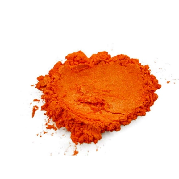 Black Diamond Pigments® | (Vivid Orange) Pigment is a Premium Professional, Non-Toxic mica with unrivaled Color Saturation That Blends with epoxy, Nail Polish, Slime