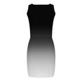 thumbnail image 5 of IROINNID Women's Sheath Dress Summer Comfortable Casual Sleeveless V-Neck Slim Dress Prints Elastic Waist Dress, 5 of 5