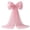 Pink, variant on Threns Extra Large Pink Organza Bow Decorations, 39 x 59 inch Giant Pink Tulle Bow with Tie and Long Ribbon Tails for Wedding Birthday Party Backdrop Coquette Room Wall Decoration