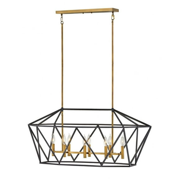 Eight Light Linear Pendant Hinkley Lighting 3575Dz