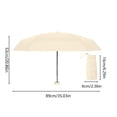 thumbnail image 3 of Sombrilla plegable ligera, ideal para playas al aire libre. Disfruta de los frescos días de verano y vive una experiencia inolvidable, 3 of 5