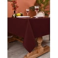 thumbnail image 6 of MEANMOY Burgundy 210GSM Water & Stain Resistant Rectangle Tablecloth, 52 x 70 inch Rectangular Table Cloth Wrinkle Free Washable, 6 of 8