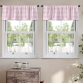 thumbnail image 2 of LALILO Kitchen Curtain Valance Tie Dye Colorful Boho Ink Rod Pocket Window Curtain 52"x 18" Set of 2, 2 of 7