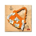 thumbnail image 2 of Trademark Fine Art "Bow Purse White on Orange" Canvas Art by Roderick Stevens, 2 of 4