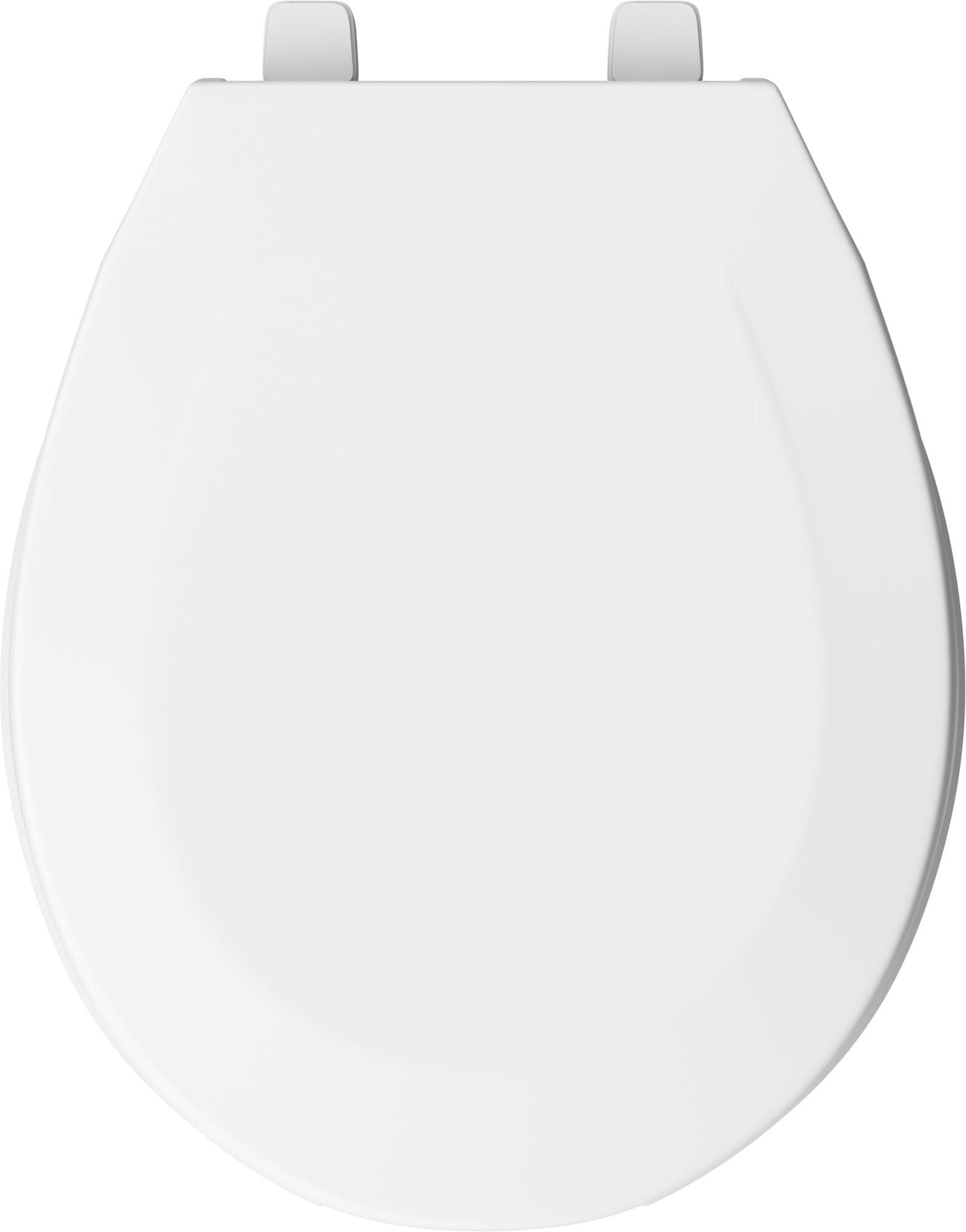 Proflo Round Closed Front Plastic Toilet Seat with Cover in White