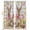 Gray, variant on Easter Bunny Eggs Blackout Curtains for Bedroom/Living Room, Pinch Pleated Black Out Curtains, Spring Tulips Rustic Rabbits Grey Plaid Room Darkening Window Drapes with Hooks 2 Panels, 39"x70"