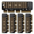 thumbnail image 1 of DQrwqpou Tarjeta adaptadora M2 NVME Tarjeta aceleradora M.2 M-Key SSD a PCIE4.0 para 2230-2280 SSD, 1 of 9