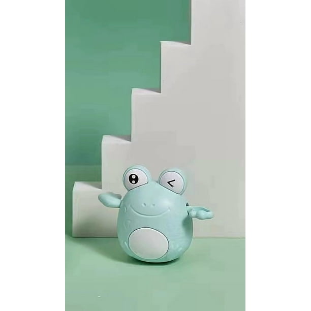 Baby bath water toy - Wind-up Swimming Fat Frog Bath Toy, Funny Clockwork Frog Bathtub Toy Water Toy Frog Tub Toy(blue)