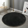 thumbnail image 5 of Kokovifyves Round Short Hair Rug - 40in Round, No Hair Loss Rug, Non-Shedding & Easy Care, Ideal for High Traffic Areas In Living Room, Bedroom,Washable and Easy To Clean, 5 of 8