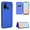 Blue, variant on For DOOGEE N20 Pro Carbon Fiber Texture Horizontal Flip TPU PC PU Leather Case with Card Slot