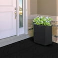 thumbnail image 5 of GroundSmart 16" x 16" x 3/4" Black Dual-Sided Rubber Garden Patio Paver, 9 Pack, 5 of 12