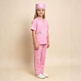 thumbnail image 6 of Vet Dress-Up Set Nurse Doctor Role Play Outfit with Stethoscope Accessories Halloween Party 5-10Y, 6 of 8