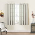 thumbnail image 3 of Cortinas Cortas 2.00 X 1.35 M Juego de 2 paneles Gris Perla Alfer Home Lisa, 3 of 3