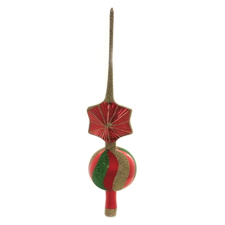 Holiday Ornaments Ball And Star Finial Christmas Tree Topper Ppt1870073