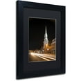 thumbnail image 2 of Trademark Fine Art "Congress St Night" Canvas Art by Michael Blanchette Photography Black Matte, Black Frame, 2 of 4