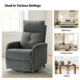 thumbnail image 4 of Art of Living Designs Elisa Power Remote Lift Assist Recliner with Metal Base CHARCOAL, 4 of 5