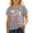 T10-Grey, variant on Rhuody Girl Tops Back To School Short Sleeve Cartoon Pattern Round Neck Tee 5-6 Years Grey