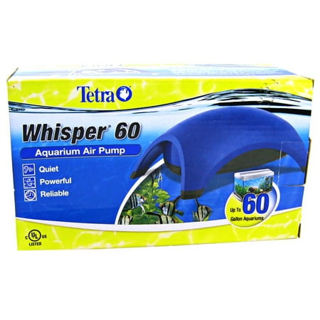 Tetra Whisper Aquarium Air Pumps Whisper 60 - 2 Outlets - (Up to 60 Gallon Aquariums)