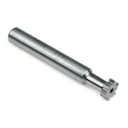 

10Mm Cutting Diameter 3Mm Slot 6 Flute Hss T-Slot Cutter Shank End Mill Cutter
