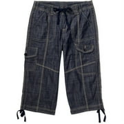 Faded Glory - Women's Cinched Capri Cargo Jeans