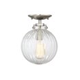 thumbnail image 1 of Meridian M60056BN 1 Light Semi Flush - Brushed Nickel, 1 of 1