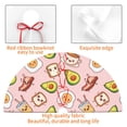 thumbnail image 4 of Lsque Breakfast Print Christmas Tree Skirt, Tree Skirt with Ties or Velcro, Perfect for Holiday Decorations, Halloween, and New Year-36", 4 of 7