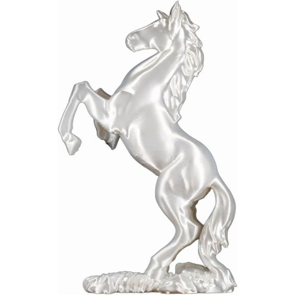 Abstract Horse Sculpture Resin Figurine - Indoor Desktop Decorative Collection Ornament(LR White 1 PCS)