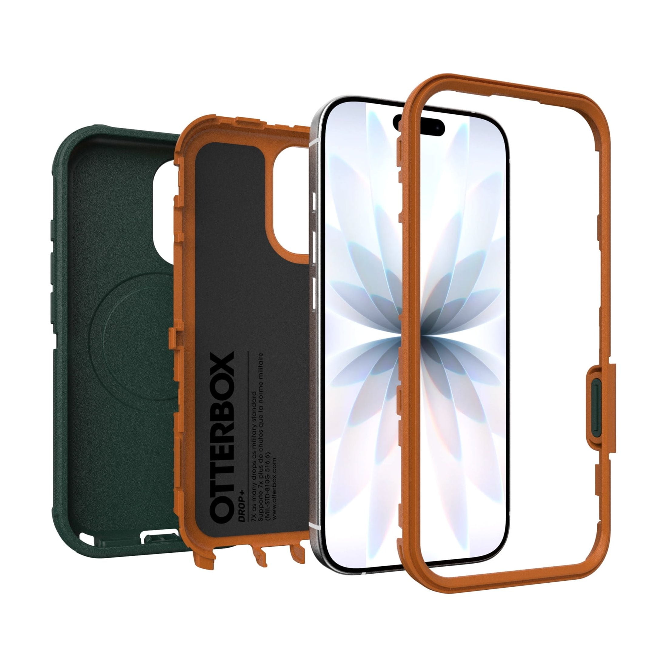 OtterBox Defender Series Pro Case with MagSafe and Camera Control for Apple iPhone 17 - Green
