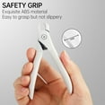 thumbnail image 6 of DUAIU Wide Jaw Nail Clippers for Thick Nails - Heavy Duty Toenail & Fingernail Cutter | Sharp Curved Blades for Men & Women | Professional Pedicure Tool (White), 6 of 8
