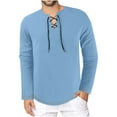 thumbnail image 1 of Styesk Chemises pour Hommes Mode Été Décontractée à Manches Longues avec Poche, 1 of 3