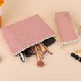 thumbnail image 3 of Neceser Maquillaje Pana A Rayas Floral Gran Capacidad Portátil 2 Piezas St (A), 3 of 7