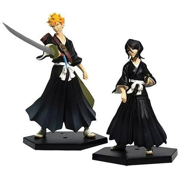 Bleach Series 1 Ichigo Rukia Action Figures 2pack Walmart Com Walmart Com