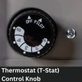 thumbnail image 6 of Comfort Glow DVN25 25K BTU Direct Vent Natural Gas Wall Heater, Gray & Black, 6 of 13