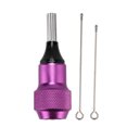 thumbnail image 1 of Tubo de agarre para pistola de tatuaje, ajustable, de aleación, antideslizante, de 30 mm, accesorio para tatuaje, color morado, 1 of 14