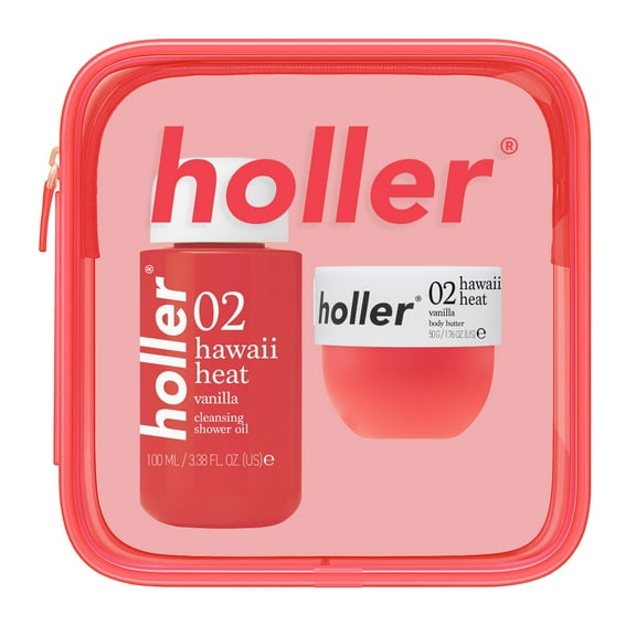 Holler Heating Up In Hawaii Body Care Essentials Kit, 2 Piece Set