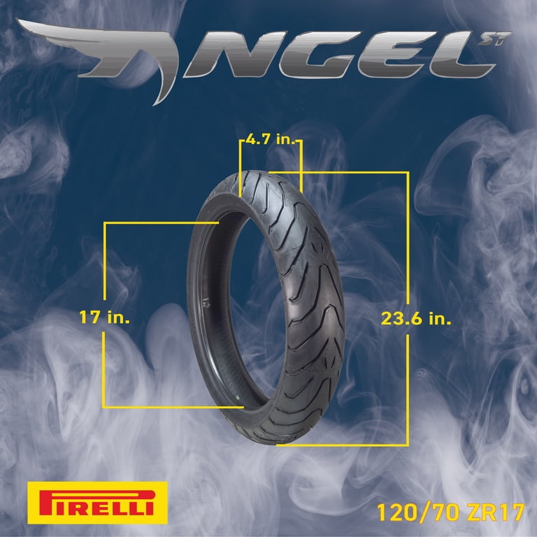 Pirelli Angel ST Motorcycle Tires, Front 120/70ZR17 & Rear 160