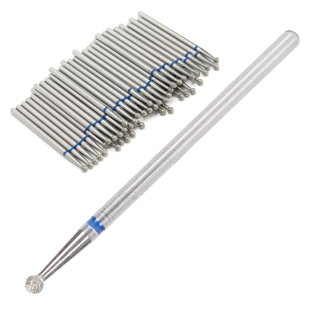 50 UDS. Brocas para uñas, Eliminación de Piel Muerta, Accesorio para Cabezal de Pulido de Unas, Herramienta Multifuncional Para Manicura y Pedicura
